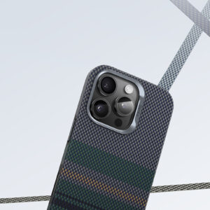 Benks Dėklas Magnetic Armor Pro Aurora Kevlar 600D (CC65) skirtas Apple iPhone 16 Pro (Camera Control Button) - Image 6