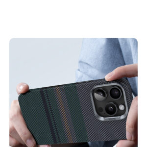Benks Dėklas Magnetic Armor Pro Aurora Kevlar 600D (CC65) skirtas Apple iPhone 16 Pro (Camera Control Button) - Image 8