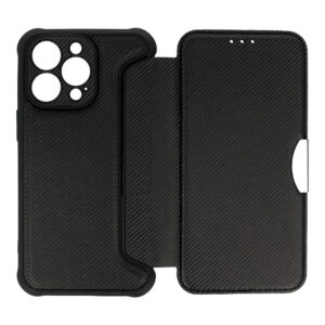 Kabura Razor Carbon Book skirtas Xiaomi Redmi Note 14 Pro 4G juodos spalvos - Image 5