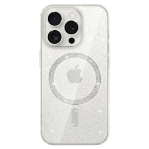 Glitter Magsafe Dėklas skirtas Apple iPhone 16e skaidrus - Image 2