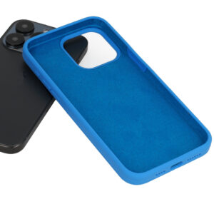 Silicone Lite Dėklas skirtas Apple iPhone 16e mėlynos spalvos - Image 4