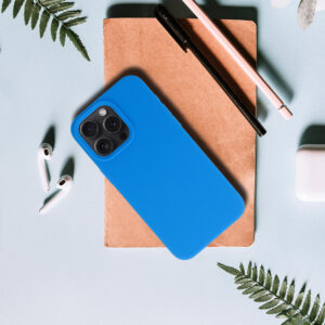 Silicone Lite Dėklas skirtas Apple iPhone 16e mėlynos spalvos - Image 6