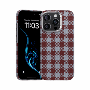 Benks Dėklas Magnetic Armor Vichy Kevlar (RF66) skirtas Apple iPhone 16 Pro Max raudonos spalvos - Image 2