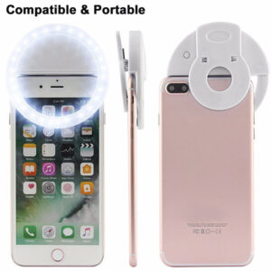 Ring lamp for selfie white + USB to Micro USB cable - Image 2