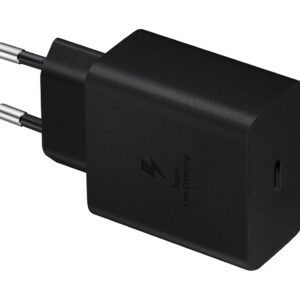 EP-T4510XBE Samsung 45W kelioninis įkroviklis + USB-C kabelis juodos spalvos - Image 2