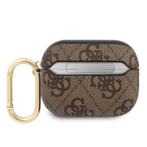 Guess 4G Script PC/PU dėklas skirtas AirPods Pro rudos spalvos - Image 2