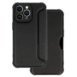 Kabura Razor Carbon Book skirtas Xiaomi Redmi Note 14 Pro 4G juodos spalvos - Image 1