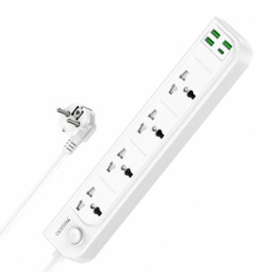 Yesido Power strip MC20 - 4 outlets 230V + 3xUSB + Type C - 2 ms baltos spalvos - Image 1