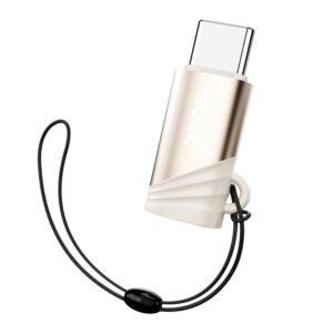 Rock Adapteris L12 - Type C (female) į Lightning (male) - PD 30W titanium - Image 1