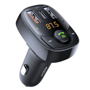 Rock Transmiter FM B301 MP3, Bluetooth - 2xUSB + Type C + micro SD - 36W juodos spalvos