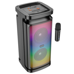 Borofone nešiojama Bluetooth kolonėlė BP25 Vida su mikrofonu juodos spalvos