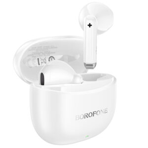 Borofone ausinės Bluetooth TWS BW88 Deep Rhyme baltos spalvos