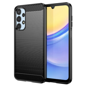 Carbon dėklas skirtas Samsung Galaxy A13 4G juodos spalvos