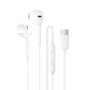 Borofone ausinės BM100 Fuente su mikrofonu Typ C (DAC) baltos spalvos