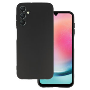 Back dėklas MATT skirtas Samsung Galaxy A25 5G juodos spalvos