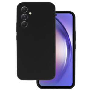 Silicone Lite dėklas skirtas Samsung Galaxy A35 juodos spalvos - Image 1