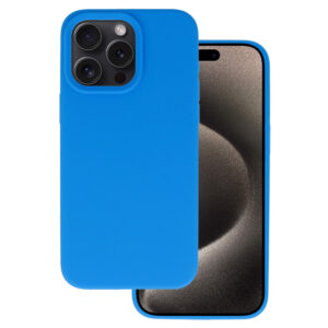 Silicone Lite Dėklas skirtas Apple iPhone 16e mėlynos spalvos