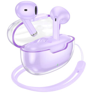Borofone TWS Bluetooth Earphones BW46 Ice flake violetinės spalvos - Image 1