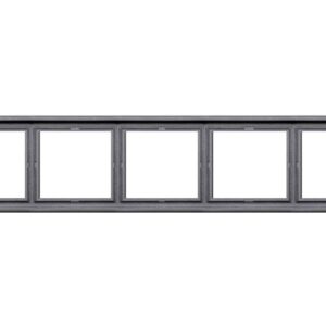 Penkiavietis rėmelis LIREGUS MODERN, juodos matinės spalvos