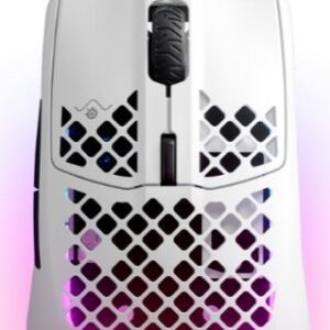 Žaidimų pelė Steelseries Aerox 3, balta