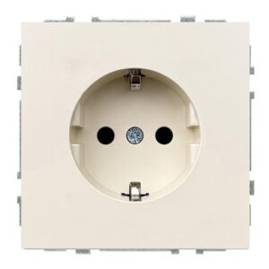 Kištukinis lizdas LIREGUS MODERN, su įž.,mat.smėlio spalvos