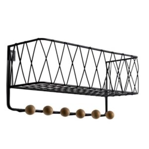 Drabužių kabykla Domax, 35 cm x 12 cm, juoda