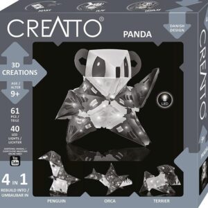 Konstruktorius Kosmos Creatto Panda 1KS3494, plastikas - Image 1