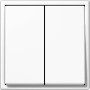 Perjungiklis LIREGUS MODERN, 2klav., mat. baltos spalvos - Image 2