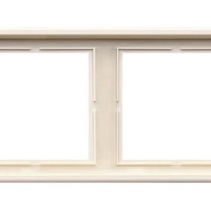 Dvivietis rėmelis LIREGUS MODERN, matinės smėlio spalvos