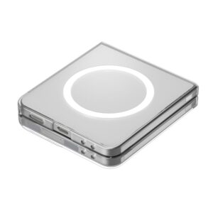 Spigen AirSkin Mag MagSafe Samsung Galaxy Z Flip 7 Crystal skaidrus ir baltos spalvos - Image 6