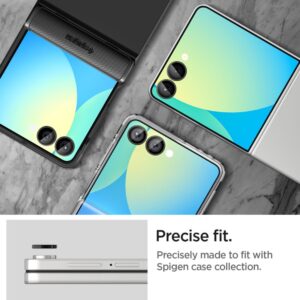 Juoda kameros apsauga Samsung Galaxy Flip 7 telefonui "Spigen Optik Pro HD GLAS.TR ”EZ FIT” 2-Pack" - Image 11