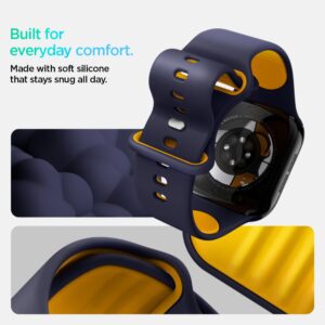 Mėlyna apyrankė Apple Watch 6 / 7 / 8 / 9 / 10 / SE ( 40/ 41/ 42 mm) laikrodžiui "Spigen Nano Pop" - Image 11