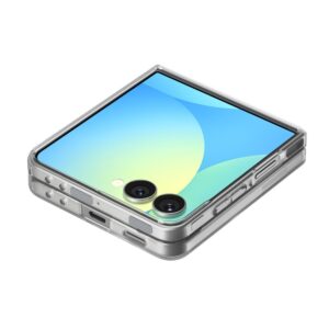 Spigen AirSkin Mag MagSafe Samsung Galaxy Z Flip 7 Crystal skaidrus ir baltos spalvos - Image 7