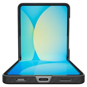 Juodas (Aramid) dėklas Samsung Galaxy Z Flip 7 telefonui "Spigen Airskin" - Image 12