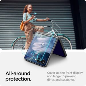 Apsauginis grūdintas stiklas Samsung Galaxy Z Flip 7 telefonui "Spigen Glas.TR EZ Fit HD 2-Pack" - Image 11