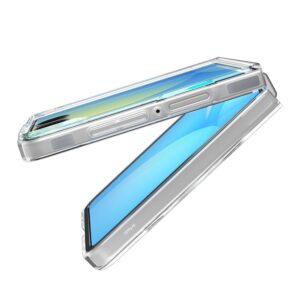 Spigen AirSkin Mag MagSafe Samsung Galaxy Z Flip 7 Crystal skaidrus ir baltos spalvos - Image 8