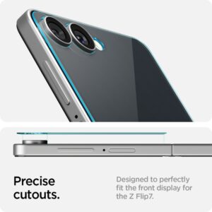 Apsauginis grūdintas stiklas Samsung Galaxy Z Flip 7 telefonui "Spigen Glas.TR EZ Fit HD" - Image 13