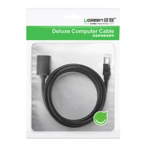 Ugreen NW112 11278 Network Ethernet Kabelis RJ45 (female) - RJ45 (male) F/UTP Cat. 6 1 Gbps 0.5m - juodos spalvos - Image 5
