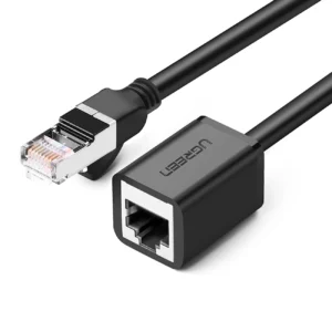 Ugreen NW112 11278 Network Ethernet Kabelis RJ45 (female) - RJ45 (male) F/UTP Cat. 6 1 Gbps 0.5m - juodos spalvos - Image 2
