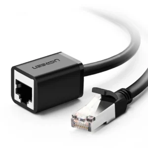 Ugreen NW112 11278 Network Ethernet Kabelis RJ45 (female) - RJ45 (male) F/UTP Cat. 6 1 Gbps 0.5m - juodos spalvos - Image 3
