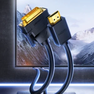 Ugreen bi-directional kabelis HDMI - DVI 2m juodos spalvos (HD106) - Image 2
