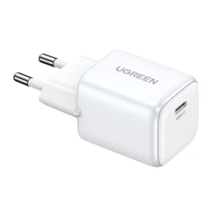 GaN USB C 30W PD Ugreen Nexode Mini fast charger - baltos spalvos - Image 4