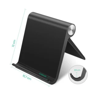 Ugreen LP115 50748 120 x 107 mm desk stand for tablet / phone 4.7-11" - juodos spalvos - Image 2