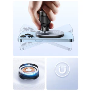 MagSafe Ugreen CD345 2-in-1 induction car charger for cockpit/window/ventilation grille - juodos spalvos - Image 4