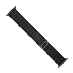 Alpine Steel Buckle apyrankė skirta Apple Watch 42 / 44 / 45 / 49 mm - juodos spalvos - Image 3