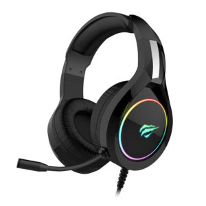 Žaidimų ausinės Havit GAMENOTE H2232D RGB USB+3.5mm - Image 1