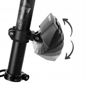 Rockbros LKWD-R1 Rear Bike Light with Laser and Remote Control + Micro USB - USB-A Cable - juodos spalvos - Image 6