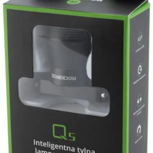 Rockbros Q5 Rear Bike Light with Intelligent Stop System - juodos spalvos - Image 5