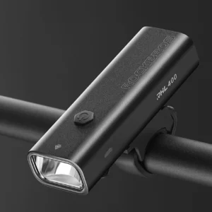 Rockbros 24310006001 front bicycle light 400 lm + micro USB cable - USB-A - juodos spalvos - Image 5