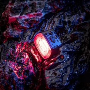 Rockbros Q2S LED Rear Bike Light with Smart Stop System + USB-C - USB-A Kabelis - juodos spalvos - Image 7